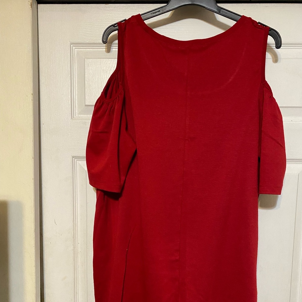 Red. Dress